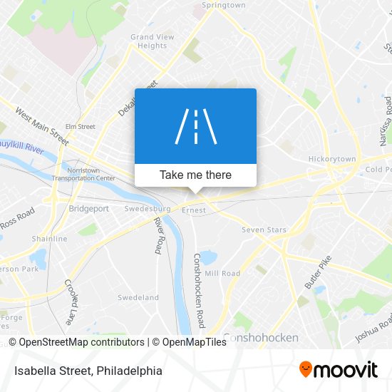 Mapa de Isabella Street