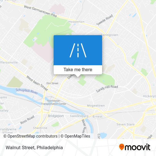 Mapa de Walnut Street