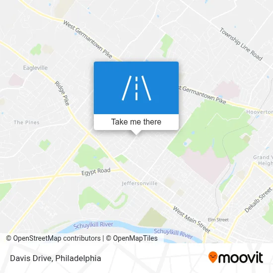 Davis Drive map