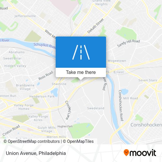 Mapa de Union Avenue