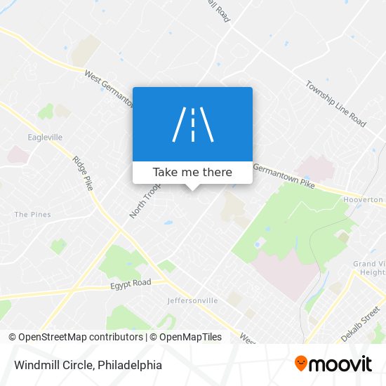 Windmill Circle map