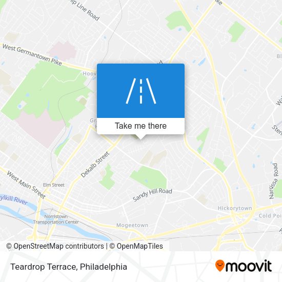 Mapa de Teardrop Terrace