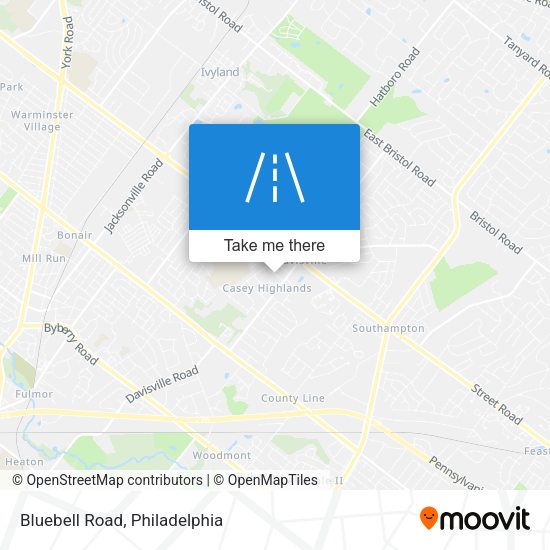 Mapa de Bluebell Road