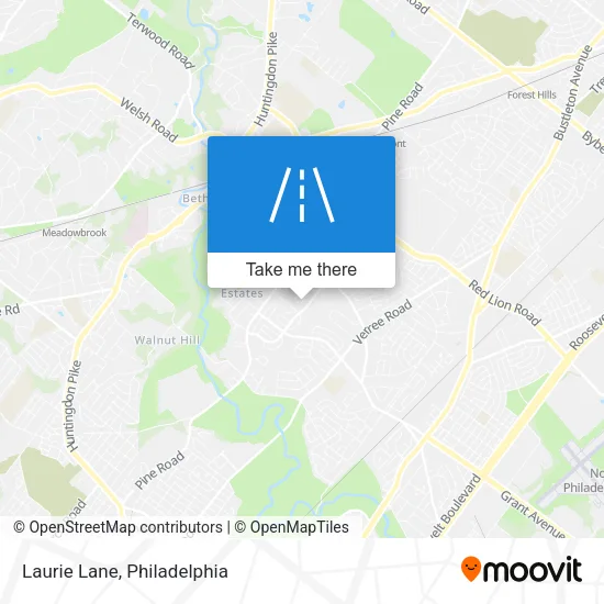 Laurie Lane map