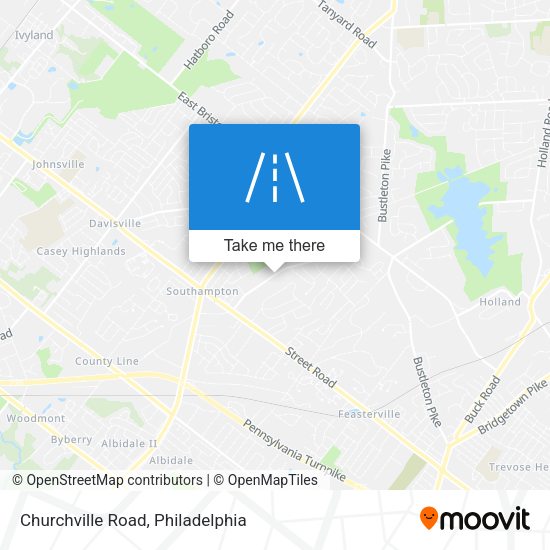 Mapa de Churchville Road