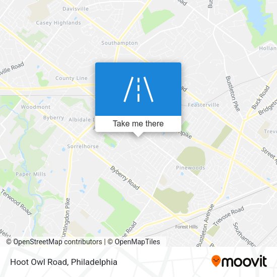 Hoot Owl Road map