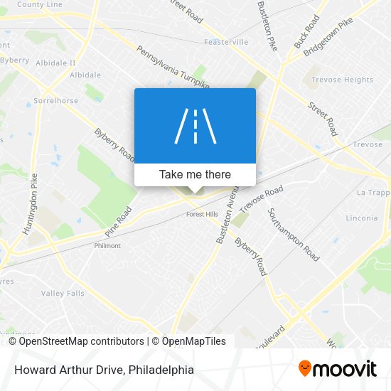 Mapa de Howard Arthur Drive