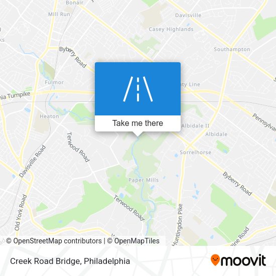 Mapa de Creek Road Bridge
