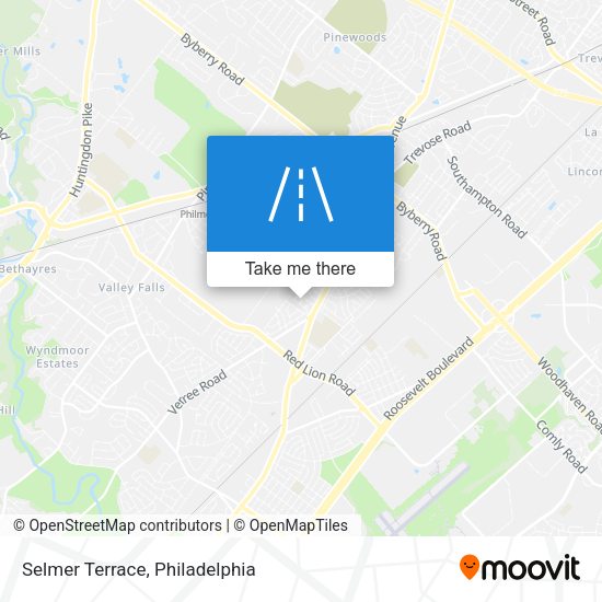 Selmer Terrace map