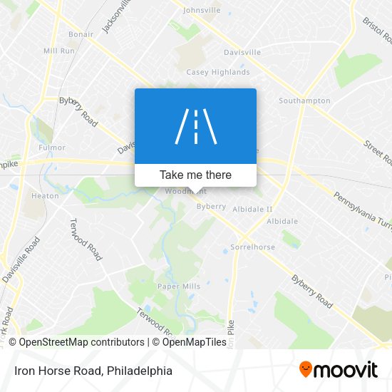 Mapa de Iron Horse Road