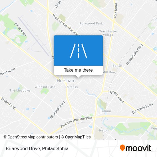 Briarwood Drive map