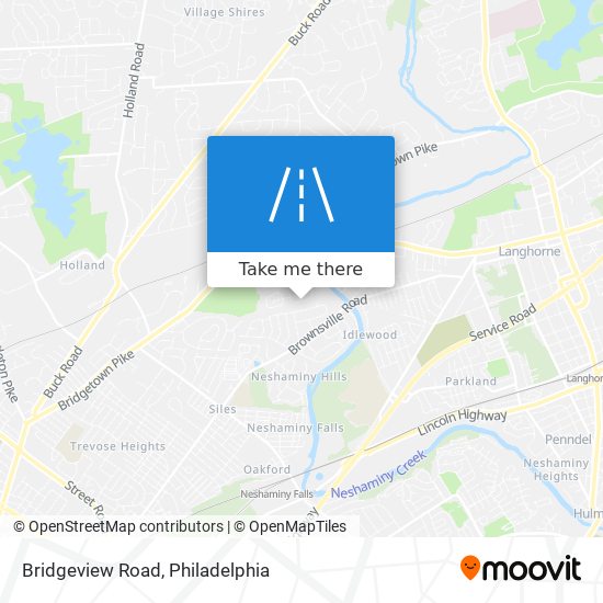 Mapa de Bridgeview Road