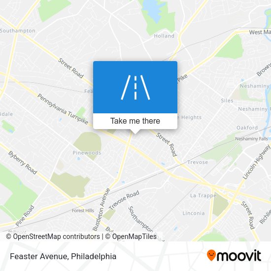 Feaster Avenue map