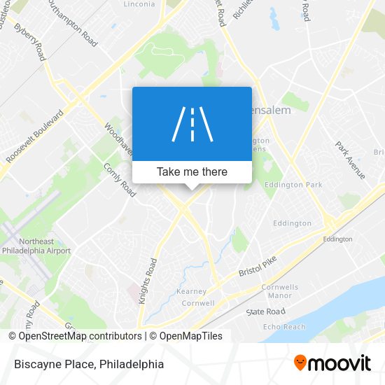 Biscayne Place map