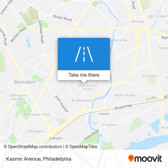 Mapa de Kasmir Avenue