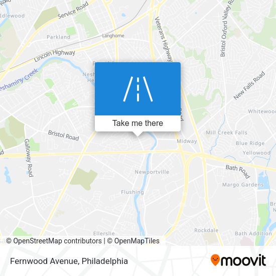 Mapa de Fernwood Avenue