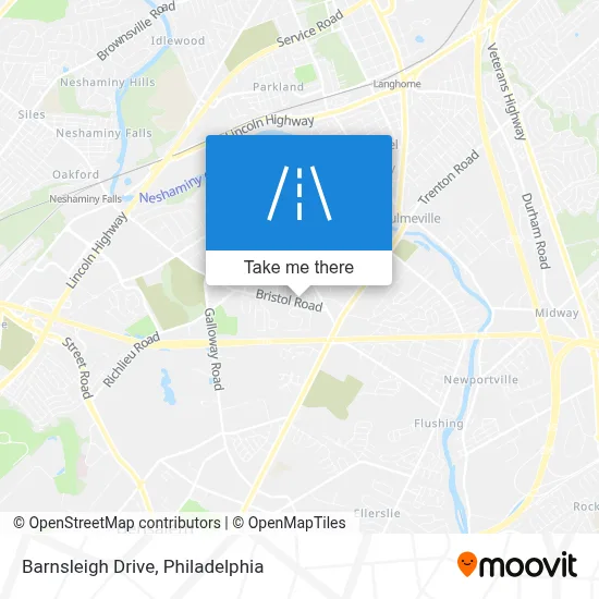 Barnsleigh Drive map