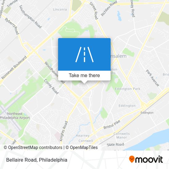 Mapa de Bellaire Road