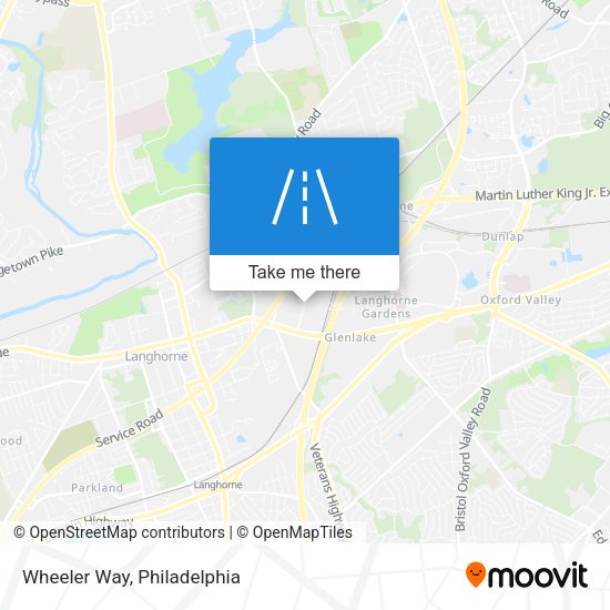 Mapa de Wheeler Way