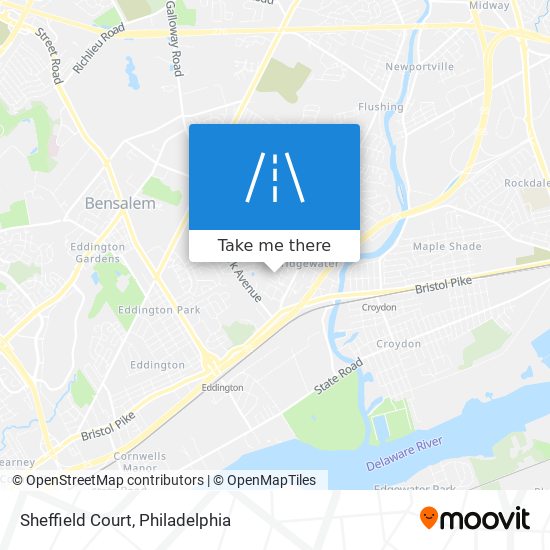 Sheffield Court map