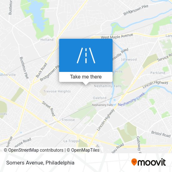 Somers Avenue map