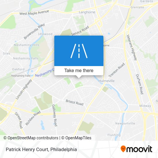 Patrick Henry Court map