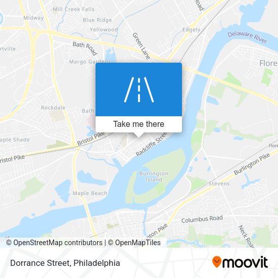 Mapa de Dorrance Street