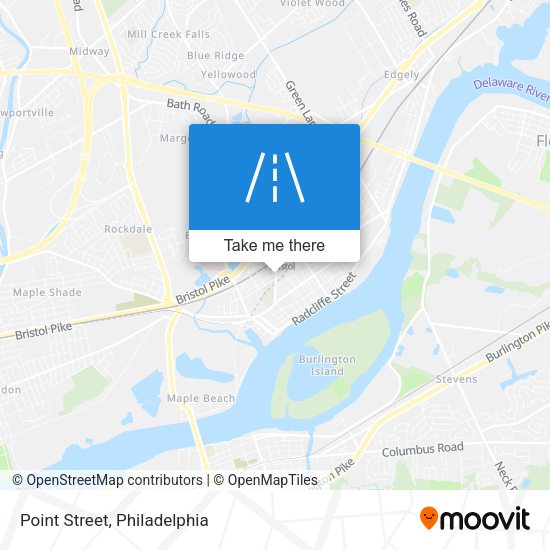 Mapa de Point Street