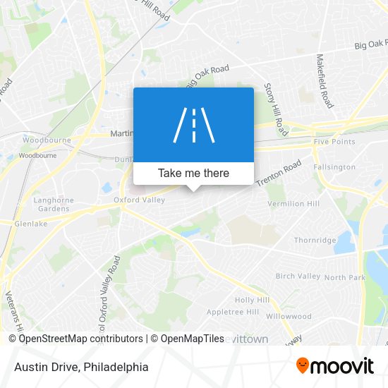 Mapa de Austin Drive