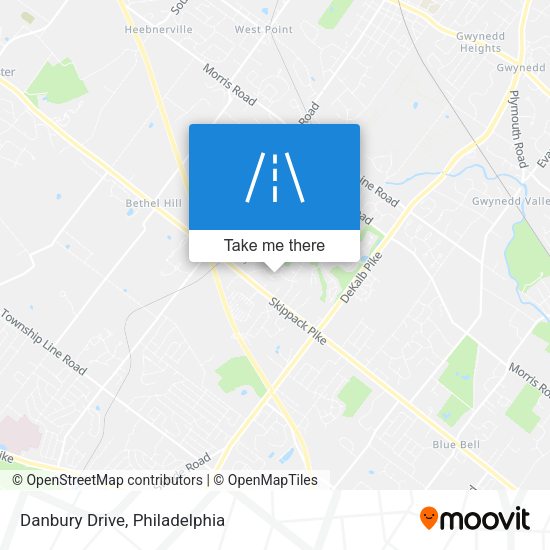Mapa de Danbury Drive