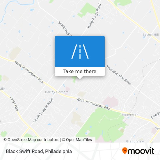 Mapa de Black Swift Road