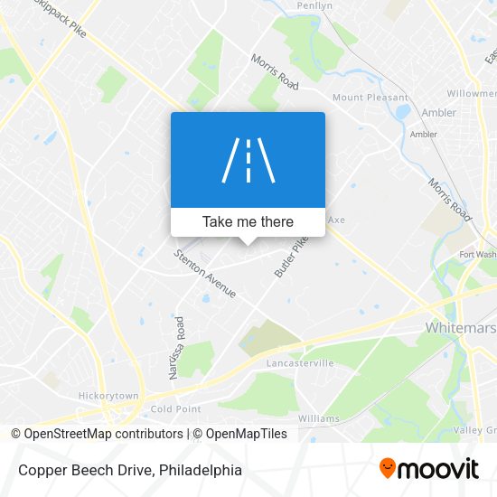 Mapa de Copper Beech Drive