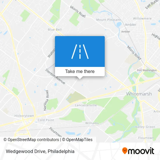 Wedgewood Drive map