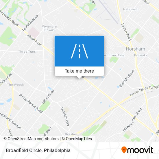 Mapa de Broadfield Circle