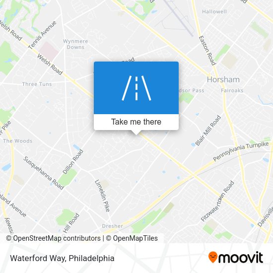Mapa de Waterford Way