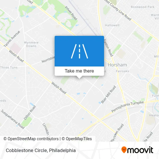 Cobblestone Circle map