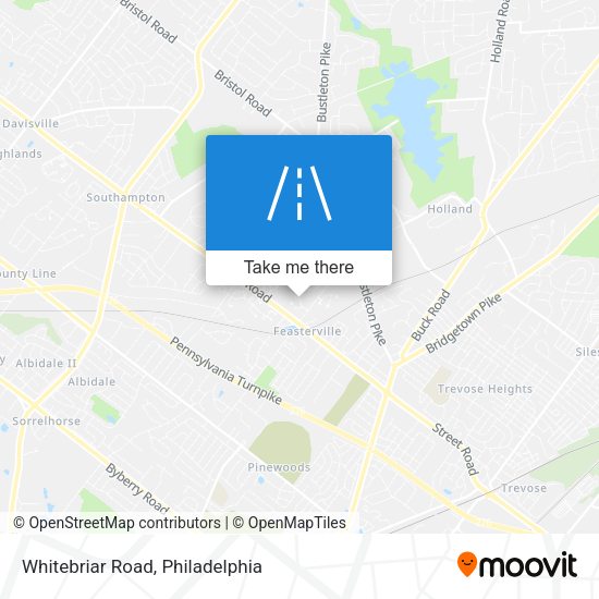 Mapa de Whitebriar Road