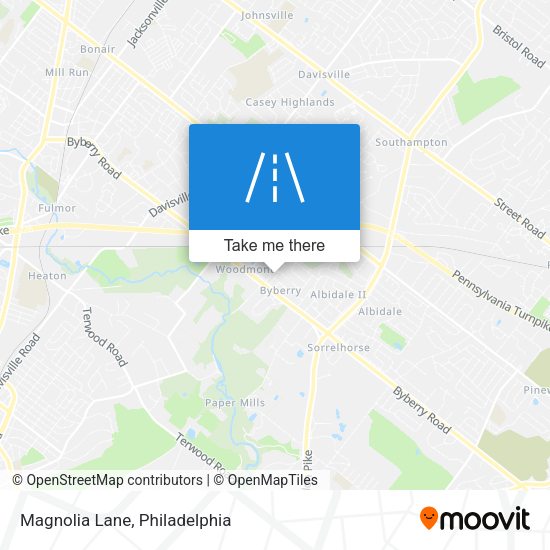 Mapa de Magnolia Lane