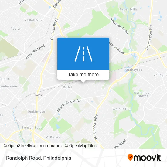 Randolph Road map