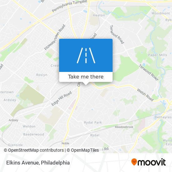 Mapa de Elkins Avenue