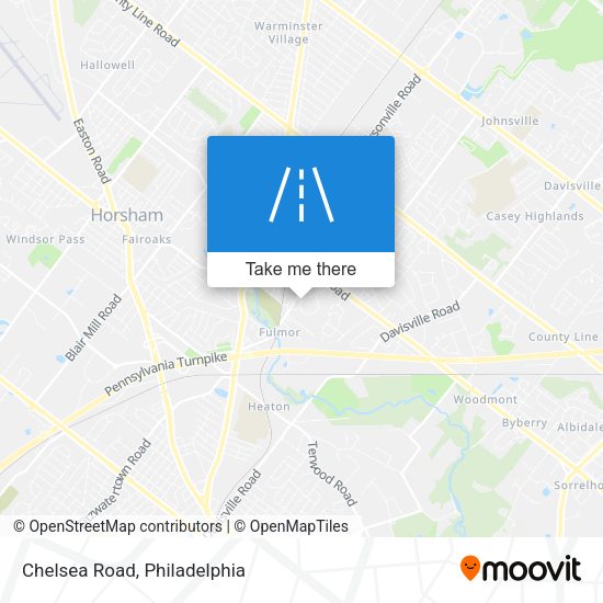 Mapa de Chelsea Road