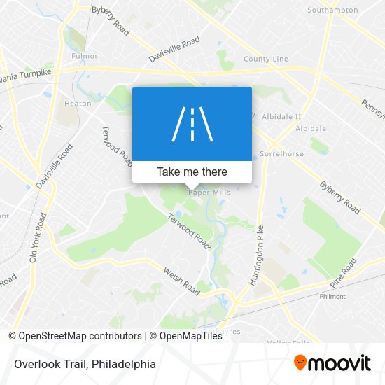 Mapa de Overlook Trail