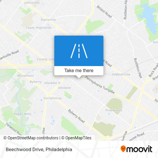 Mapa de Beechwood Drive