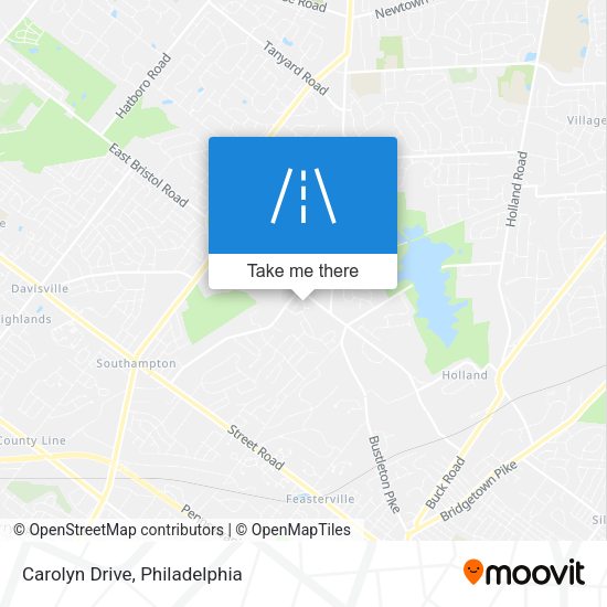 Mapa de Carolyn Drive