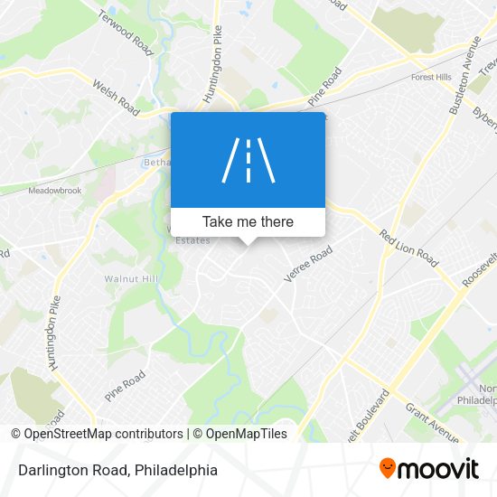 Mapa de Darlington Road