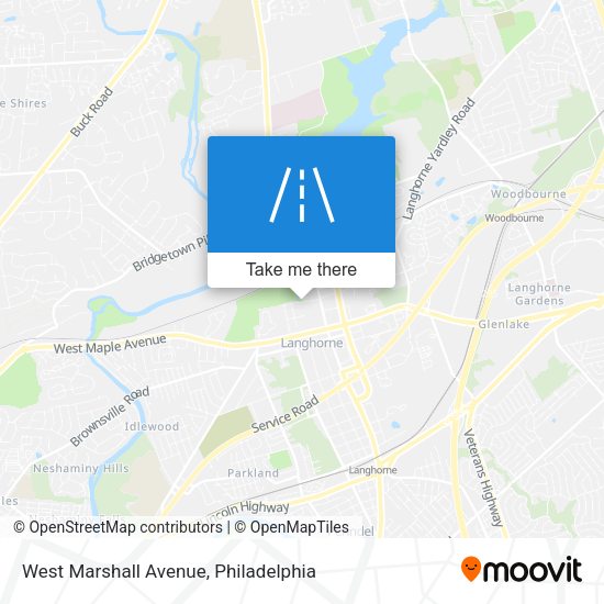 Mapa de West Marshall Avenue