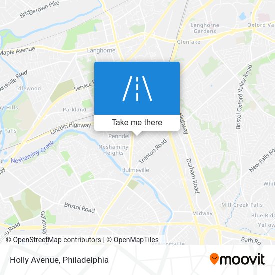 Mapa de Holly Avenue
