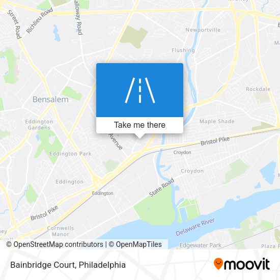 Mapa de Bainbridge Court