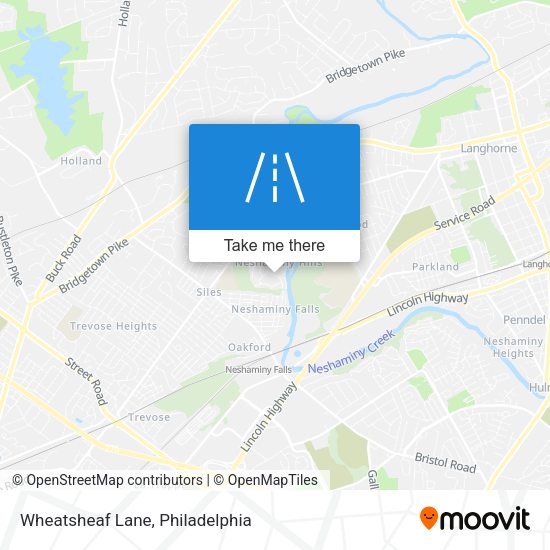 Wheatsheaf Lane map