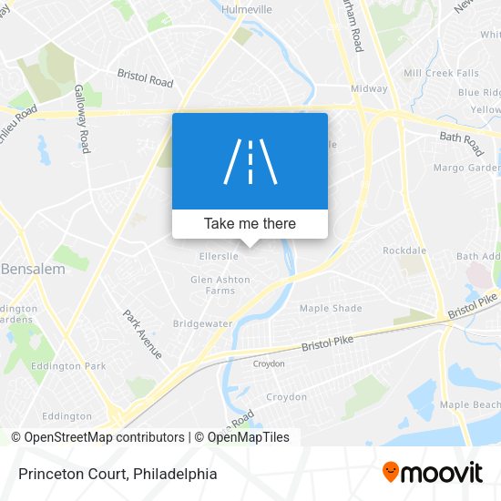 Princeton Court map